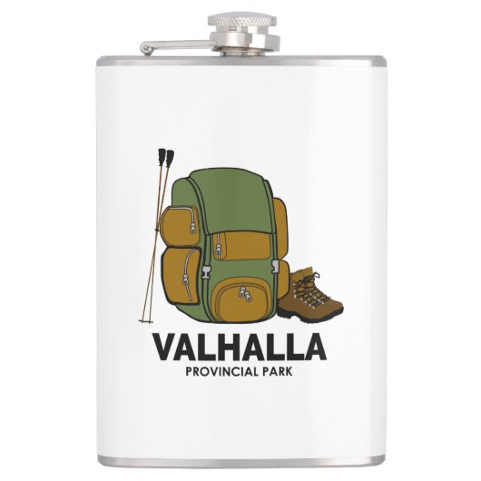Valhalla Provincial Park Backpack Flachmann (Vorderseite)