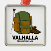 Valhalla Provincial Park Backpack Ornament Aus Metall (Vorne)