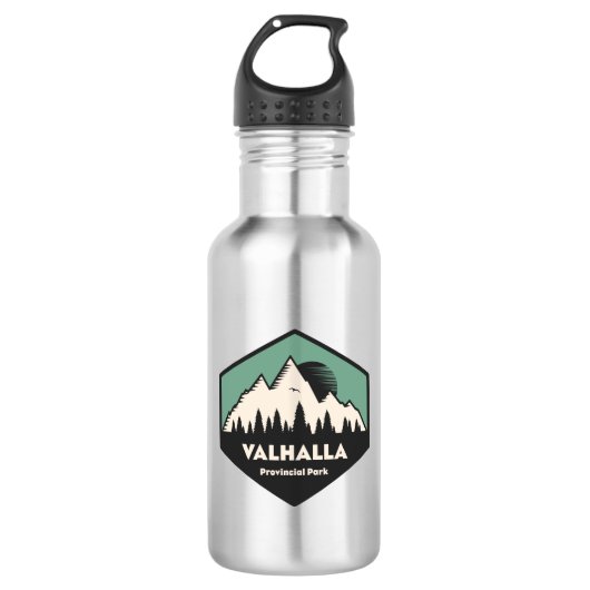 Valhalla Provincial Park Edelstahlflasche (Vorderseite)