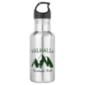 Valhalla Provincial Park Edelstahlflasche (Vorderseite)