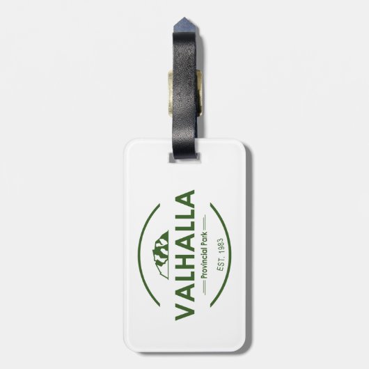 Valhalla Provincial Park Gepäckanhänger (Rückseite vertikal)