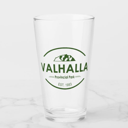 Valhalla Provincial Park Glas (Vorderseite)