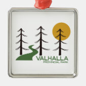 Valhalla Provincial Park Ornament Aus Metall (Vorne)
