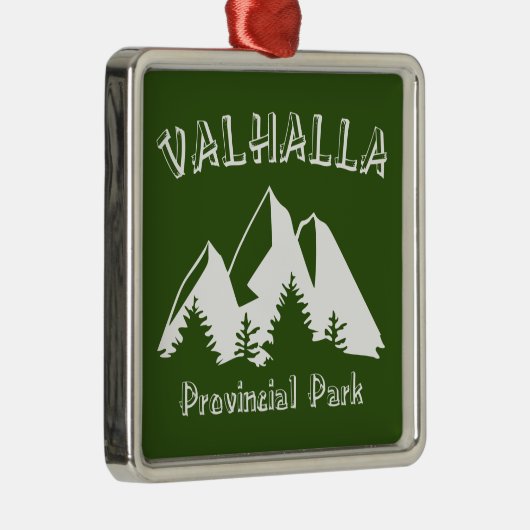 Valhalla Provincial Park Ornament Aus Metall (Rechts)