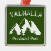 Valhalla Provincial Park Ornament Aus Metall (Vorne)