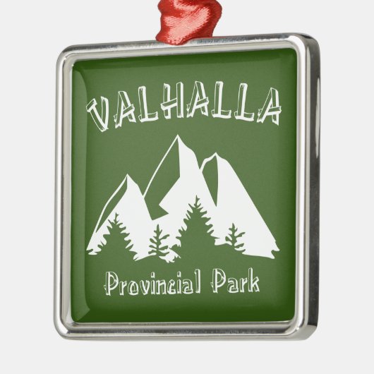 Valhalla Provincial Park Ornament Aus Metall (Links)