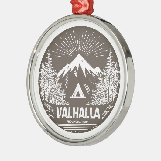 Valhalla Provincial Park Ornament Aus Metall (Links)