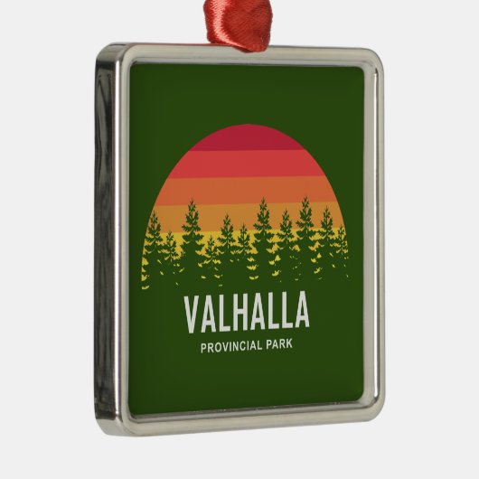 Valhalla Provincial Park Ornament Aus Metall (Rechts)