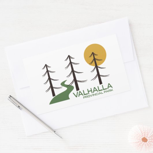 Valhalla Provincial Park Rechteckiger Aufkleber (Umschlag)