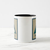 Valhalla Provincial Park Rustikal Zweifarbige Tasse (Mittel)