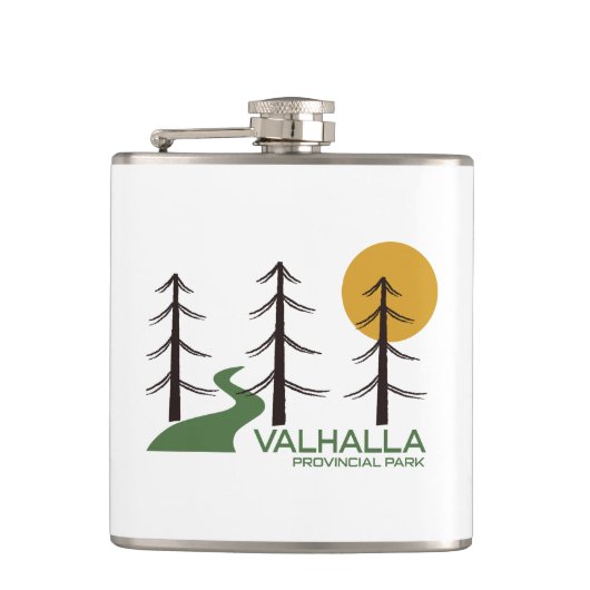Valhalla Provincial Park Trail Flachmann (Vorderseite)