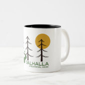 Valhalla Provincial Park Zweifarbige Tasse (VorderseiteRechts)