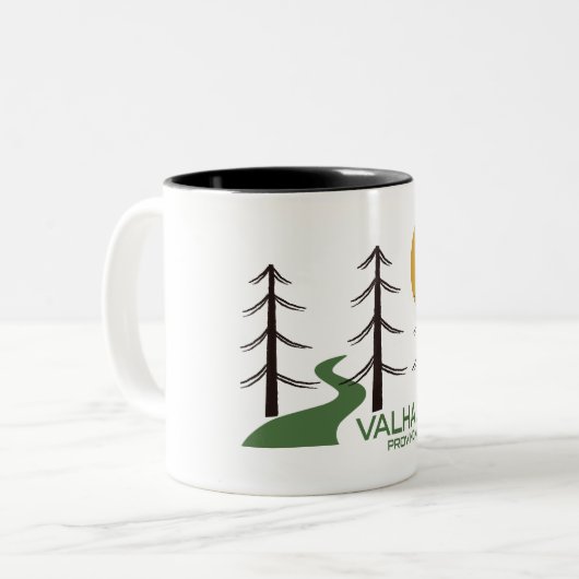 Valhalla Provincial Park Zweifarbige Tasse (Vorderseite Links)