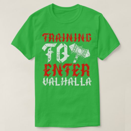 Valhalla viking hammer T-Shirt (Design vorne)