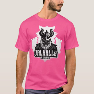 Valhalla Warte Wölfe Odin-Krieger sagen T-Shirt