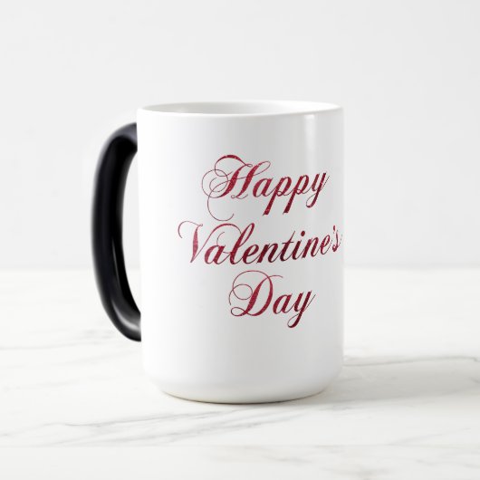 Valinetine-Day-Tasse Verwandlungstasse (Vorderseite Links)