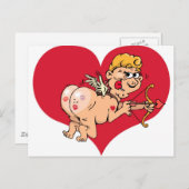 Valintine cupid postkarte (Vorne/Hinten)