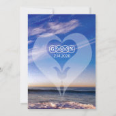 Valintine Twin Flame Save the Dates Date (Rückseite)