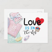 Valintinstag Postkarte (Vorne/Hinten)