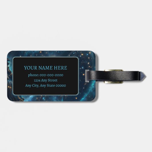 Valis Enigma Gepäckanhänger (Rückseite horizontal)