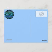 Valium Pane Mitternachtspostkarte Postkarte (Rückseite)