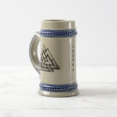 Valknut~ Bierglas (Vorderseite Links)