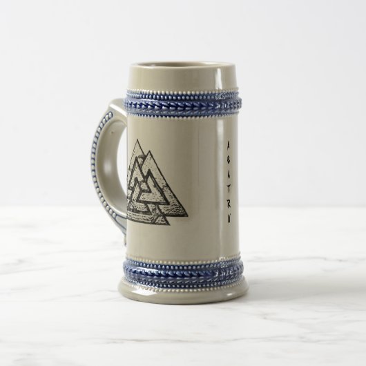 Valknut~ Bierglas (Vorderseite Links)