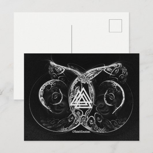 Valknut - Die Wikinger ziehen Postkarte (Vorne/Hinten)