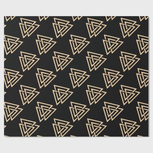 Valknut Geschenkpapier (Flach)