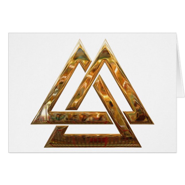 Valknut - Gold (Vorderseite (Horizontal))