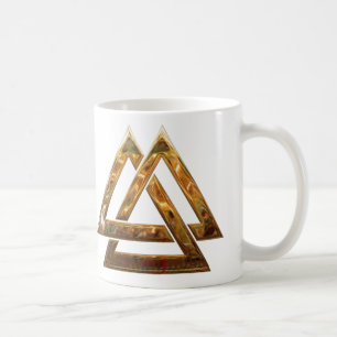 Valknut - Gold Kaffeetasse
