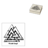Valknut Gummistempel (Stempel)