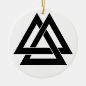 Valknut Keramikornament (Vorne)