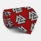 Valknut Krawatte (Gerollt)
