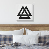 Valknut Leinwanddruck (Insitu (Schlafzimmer))