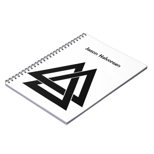 Valknut Notizblock (Linke Seite)