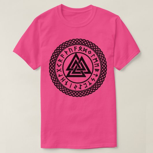 Valknut Odins Knoten 5 T-Shirt (Design vorne)
