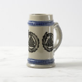 Valknut (Ouroboros) Bierglas (VorderseiteRechts)