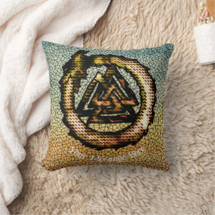Valknut (Ouroboros) Kissen