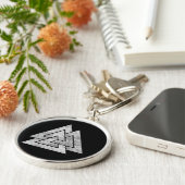 Valknut Schlüsselanhänger (Seite)