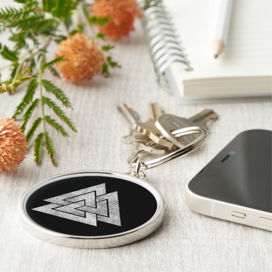 Valknut Schlüsselanhänger (Seite)