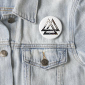 Valknut - silber button (Beispiel)