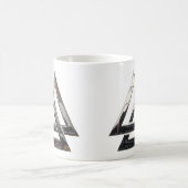 Valknut - silber kaffeetasse (Mittel)