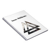 Valknut - silber notizblock (Rechte Seite)