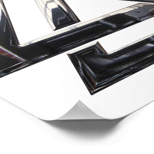 Valknut - silber poster (Ecke)