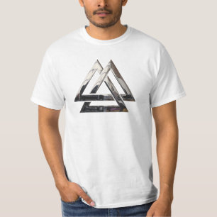 Valknut - Silber T-Shirt
