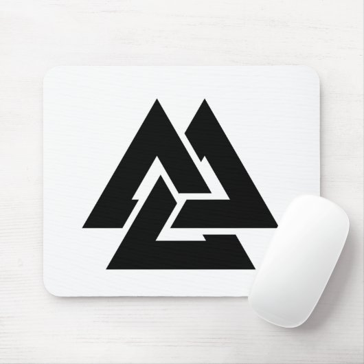 Valknut Symbol triquetra Mousepad (Mit Mouse)