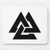 Valknut Symbol triquetra Mousepad (Vorne)