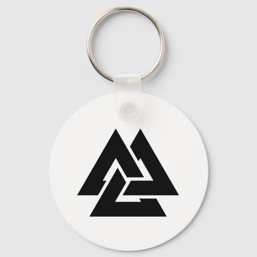 Valknut Symbol triquetra Schlüsselanhänger (Vorderseite)