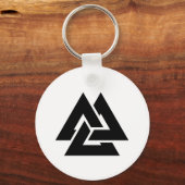 Valknut Symbol triquetra Schlüsselanhänger (Vorderseite)